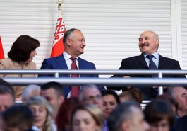 Președintele Igor Dodon a participat la ceremonia oficială de deschidere a Festivalului Internaţional „Slaveanski Bazar” 