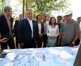 Igor Dodon efectuează o vizită de lucru în orașul Comrat din UTA Găgăuzia