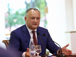 Președintele Igor Dodon a făcut un succint bilanț al activității sale în funcția de președinte