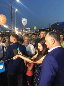 Igor Dodon, Președintele Republicii Moldova a participat la festivitățile prilejuite de ziua creării Găgăuziei și hramul orașului Comrat