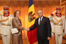 Președintele Republicii Moldova, Igor Dodon a primit scrisorile de acreditare din partea a trei ambasadori