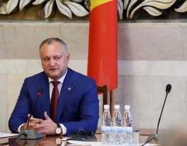 President, Igor Dodon, has met today the EU states ambassadors accredited in Moldova