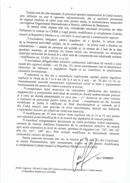 Președintele țării a relatat despre prevederile proiectelor de lege pe care le-a returnat Parlamentului și pe care insistă PDM