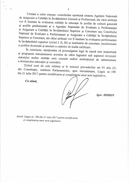 Președintele țării a relatat despre prevederile proiectelor de lege pe care le-a returnat Parlamentului și pe care insistă PDM