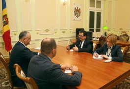 Moldovan president meets new Head of EU Delegation in Moldova