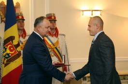 Moldovan president hands state distinctions