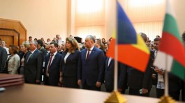 Președintele țării a participat la ceremonia de semnare a acordului de creare a unui consorțiu internațional între Universitatea de Stat din Taraclia și două universități din Republica Bulgaria