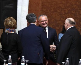 Igor Dodon a prezidat ședința de inaugurare a Consiliului Societății Civile creat pe lîngă Președintele Republicii Moldova