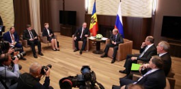 Igor Dodon a avut o întrevedere cu Preşedintele Federaţiei Ruse, Vladimir Putin