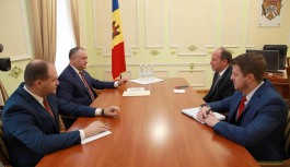 Igor Dodon s-a întîlnit cu Ambasadorul Extraordinar și Plenipotențiar al României în Republica Moldova