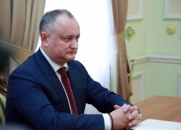 Președintele Igor Dodon a avut o întrevedere cu E.S. Valeria Biagiotti, Ambasador Extraordinar şi Plenipotenţiar al Republicii Italiene în Republica Moldova