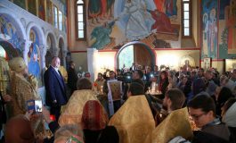 Igor Dodon a asistat la Sfînta Liturghie oficiată la Biserica ortoxă "Sfînta Marea Muceniţă Ecaterina" de la Roma  