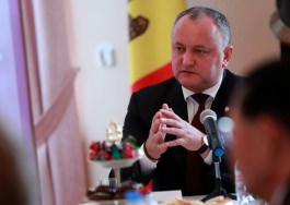 Președintele țării a  avut o întrevedere cu mai mulţi ambasadori acreditaţi în Republica Moldova, cu reşedinţa la Moscova