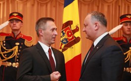 Președintele Republicii Moldova a primit scrisorile de acreditare din partea a trei ambasadori agreați