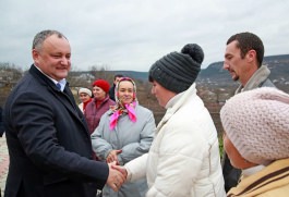 Președintele Igor Dodon a întreprins o vizită de lucru în raionul Șoldănești