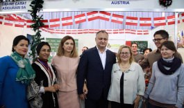 Igor și Galina Dodon au participat la Tîrgul Caritabil de Iarnă