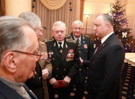 Șeful statului a participat la ședința Comisiei veteranilor forțelor armate ai organelor de drept și participanților la conflictele militare  