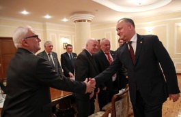 Igor Dodon a avut o întrevedere cu Consiliul Bătrînilor din Găgăuzia.