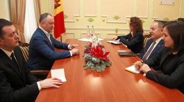 Președintele Igor Dodon s-a întîlnit cu Ambasadorul Extraordinar şi Plenipotențiar al Republicii Turcia în Republica Moldova