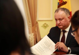 Igor Dodon a desfășurat o ședință cu privire la lansarea anului lui Ștefan cel Mare și Sfînt, Domnitor al Moldovei