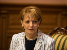 Nicolae Timofti met the Crown Princess Margareta and Prince Radu of Romania