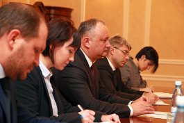 Igor Dodon a discutat problema depopulării Republicii Moldova cu reprezentanții organizațiilor internaționale