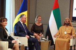 Președintele Republicii Moldova, Igor Dodon a avut o întrevedere cu Alteța Sa, Șeicul Mohammed bin Rashid Al-Maktoum