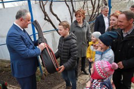 The First Lady foundation helped the family of Zakhariya to move to a new house