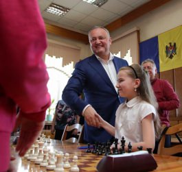 Igor Dodon a participat la deschiderea Finalei Turneului Naţional de Şah