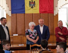 Igor Dodon a participat la deschiderea Finalei Turneului Naţional de Şah