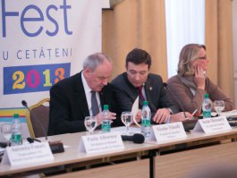 Președintele Nicolae Timofti a participat la conferința  „Civic Fest 2013: Moldova pentru cetățeni”