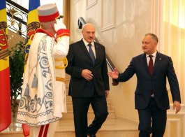 President of the Republic of Moldova Igor Dodon met with President of the Republic of Belarus Alexander Lukashenko, who is in Moldova on an official visit at the invitation of the head of our state