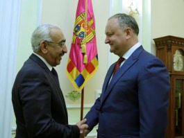 Președintele Igor Dodon a avut o întrevedere cu Ambasadorul Extraordinar şi Plenipotenţiar al Statului Qatar în Republica Moldova