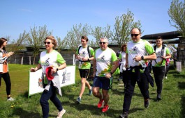 Igor Dodon împreună cu familia a participat la maratonul pe distanța de 15 km în cadrul Festivalului de sport și muzică “Hai, Haiduci!”