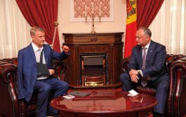 Igor Dodon a avut o întrevedere cu Gherman Gref