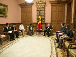 Nicolae Timofti a avut o întrevedere cu ambasadoarea Vietnamului, Ho Dac Minh Nguyet