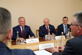 Președintele Republicii Moldova, Igor Dodon, a avut o întrevedere cu liderul transnistrean, Vadim Krasnoselski