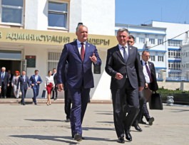 Președintele Republicii Moldova, Igor Dodon, a avut o întrevedere cu liderul transnistrean, Vadim Krasnoselski