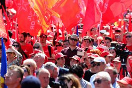 Președintele Igor Dodon a participat la Marșul solidarității oamenilor muncii