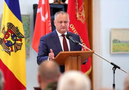 Șeful statului a participat la ședința Consiliului Republican al Uniunii Ofiţerilor din Republica Moldova