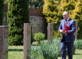 Igor Dodon a efectuat o vizită la Complexul Memorial „Capul de Pod Şerpeni”