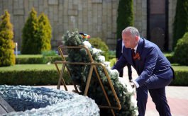 Igor Dodon a efectuat o vizită la Complexul Memorial „Capul de Pod Şerpeni”