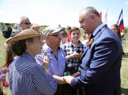 Igor Dodon a efectuat o vizită la Complexul Memorial „Capul de Pod Şerpeni”