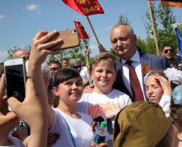 Igor Dodon a efectuat o vizită la Complexul Memorial „Capul de Pod Şerpeni”