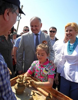 Igor Dodon a participat la evenimentele festive organizate cu prilejul sărbătorii ”Hederlez”