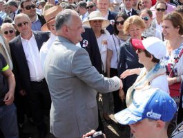 Igor Dodon a participat la evenimentele festive organizate cu prilejul sărbătorii ”Hederlez”