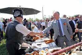 Igor Dodon a participat la evenimentele festive organizate cu prilejul sărbătorii ”Hederlez”