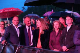 Igor Dodon a participat la concertul festiv organizat cu prilejul aniversării a 73-a a Marii Victorii