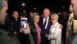 Igor Dodon a participat la concertul festiv organizat cu prilejul aniversării a 73-a a Marii Victorii