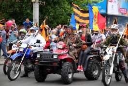 Președintele Republicii Moldova, Igor Dodon, a participat la acţiunile organizate cu prilejul Zilei Victoriei 